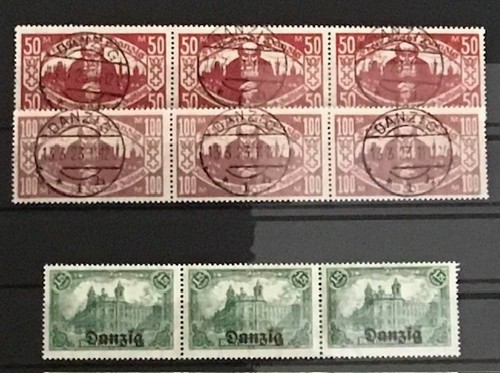 Briefmarken freie stadt - briefmarken,