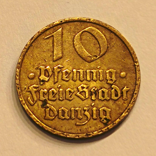 Pfennig freie stadt danzig - 10,