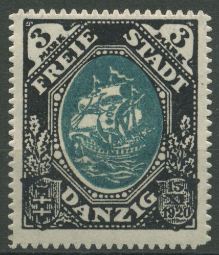 Danzig 1921 prokl staates - 1921, d.
