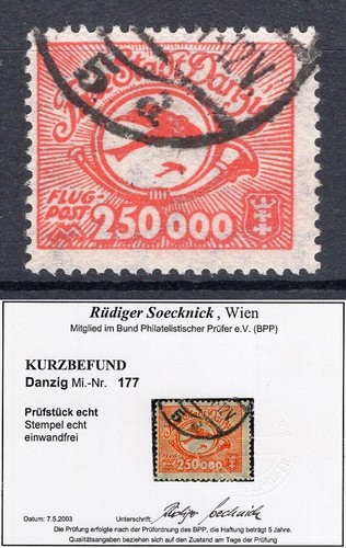 Freie stadt danzig - freie, mi.177
