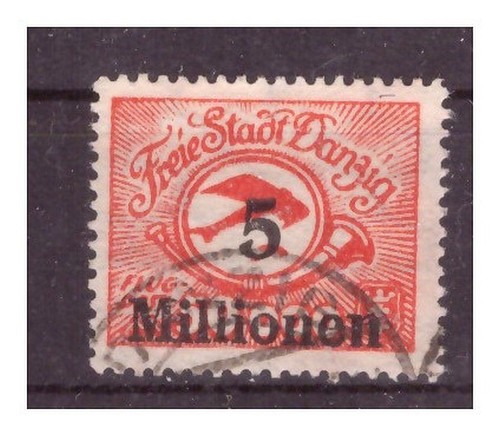 Freie stadt danzig - danzig, 1923,