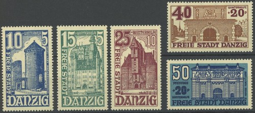 Freie stadt danzig - stadt, 1936