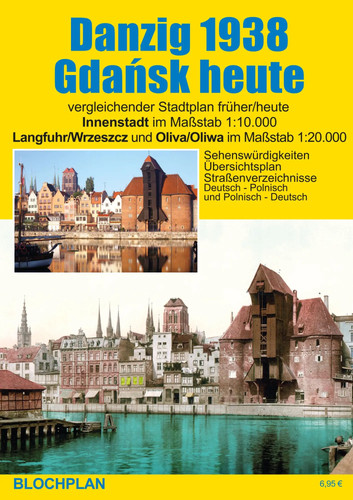 Stadtplan danzig 1938 - danzig, 1938/gdansk