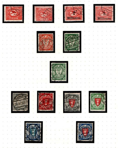 Briefmarken freie stadt - freie, danzig
