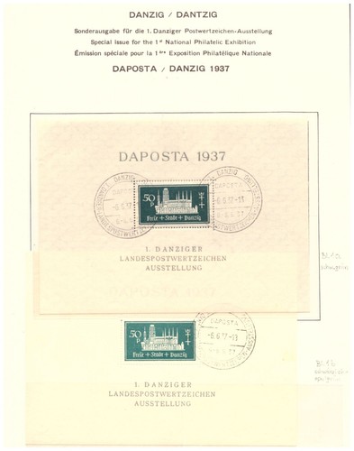 Freie stadt danzig - stadt, 1937