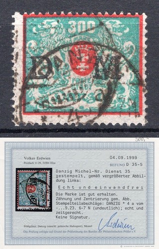 Freie stadt danzig 35 - d,