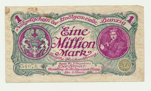 Stadtgemeinde danzig million - stadtgemeinde,
