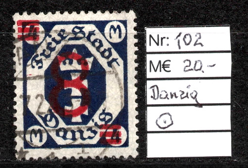 Freie stadt danzig freimarke - freie, danzig,