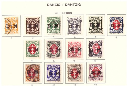 Freie stadt danzig 1921 dinr - freie,