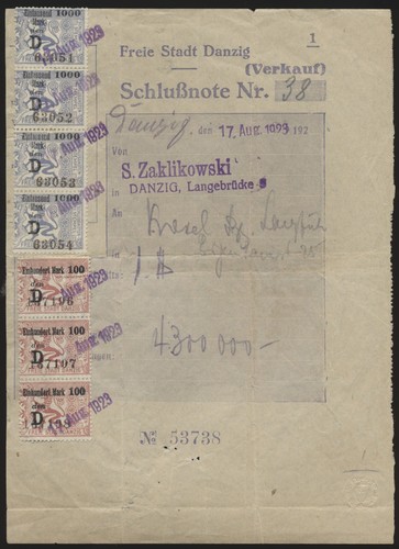 Schlußnote der freien - nr., 38