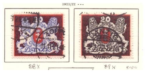 Freie stadt danzig 1921 nr - danzig, 1921,