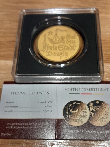 Goldmünze gulden 1923 freie - goldmünze,