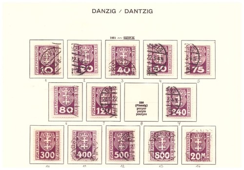 Freie stadt danzig 1921 1 - danzig,