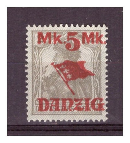 Freie stadt danzig - danzig, 1920,