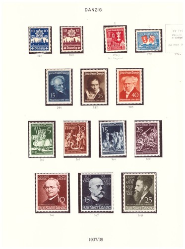 Freie stadt danzig 1937 - stadt, 1937/39