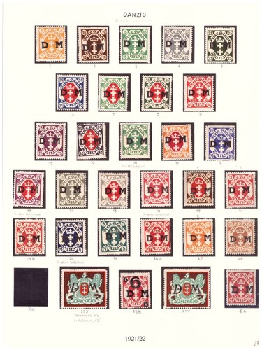 Freie stadt danzig 1921 - freie,