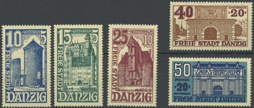 Freie stadt danzig - stadt, 1936