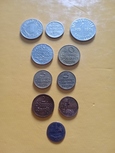 Münzen freie stadt - 10,