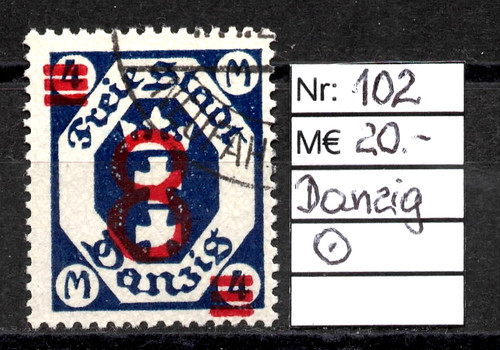 Freie stadt danzig freimarke - stadt,