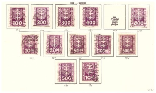 Freie stadt danzig 1923 nr - freie,