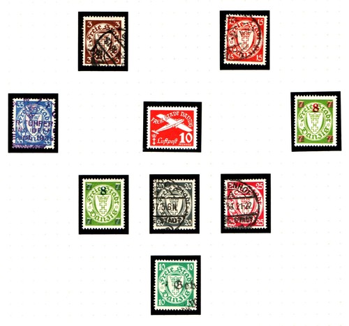 Briefmarken freie stadt - briefmarken, danzig
