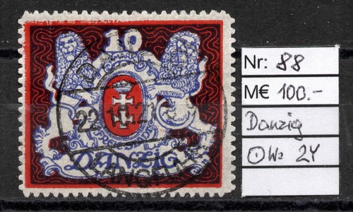 Freie stadt danzig freimarke - freie, danzig,
