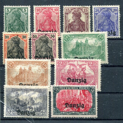 Freie stadt danzig briefmarken - stadt,