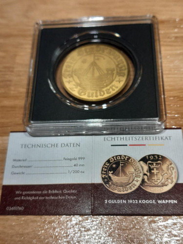 Goldmünze gulden 1932 freie - 2,