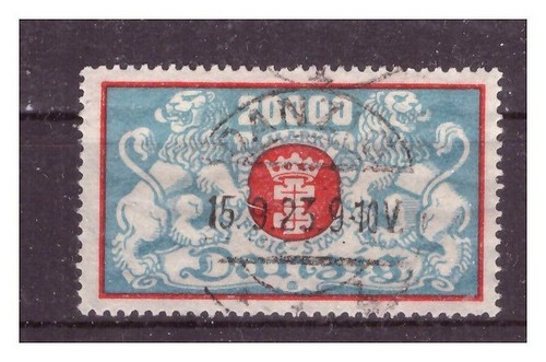 Freie stadt danzig 1923 nr - stadt, 1923,