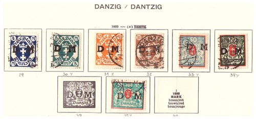 Freie stadt danzig 1922 dinr - freie,