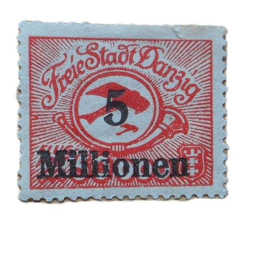 Briefmarke freie stadt danzig - briefmarke,