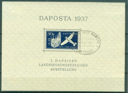 Freie stadt danzig block 2a - stadt, danzig,