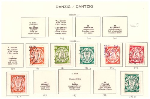 Freie stadt danzig 1938 nr - danzig, 1938,